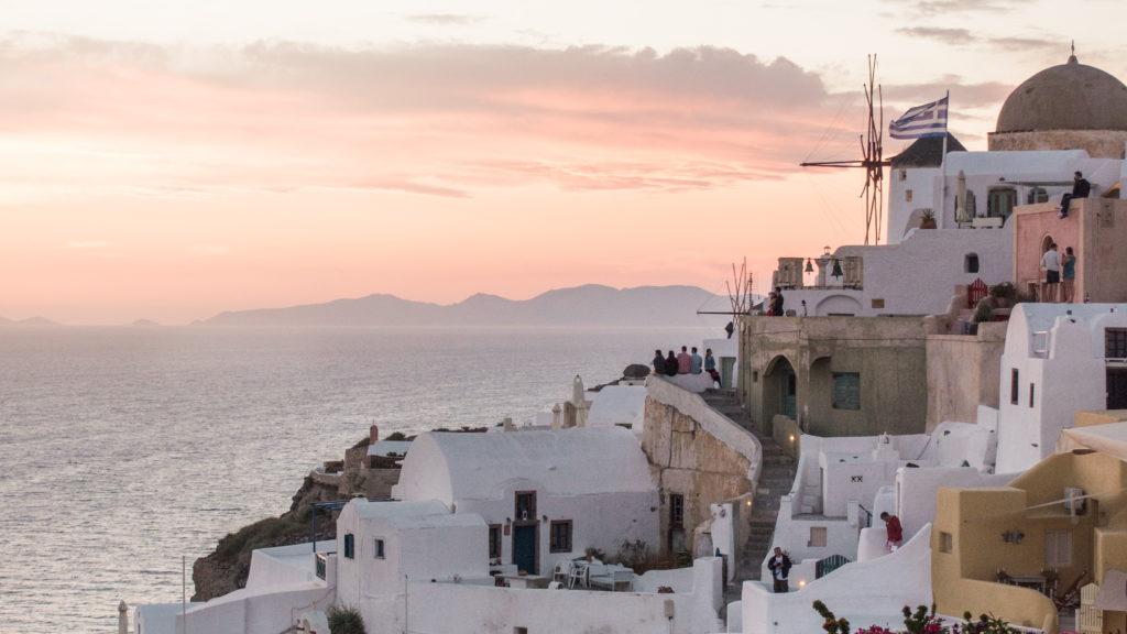 The sunsets on Santorini are among the most beautiful in the world