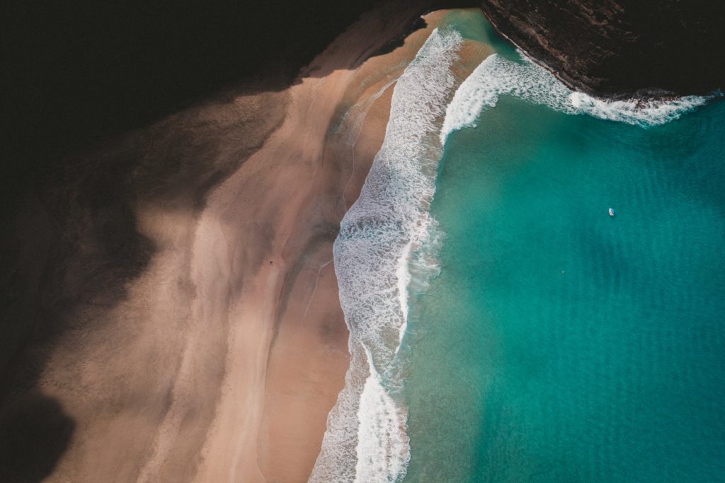 Coast line in Hawaii, USA