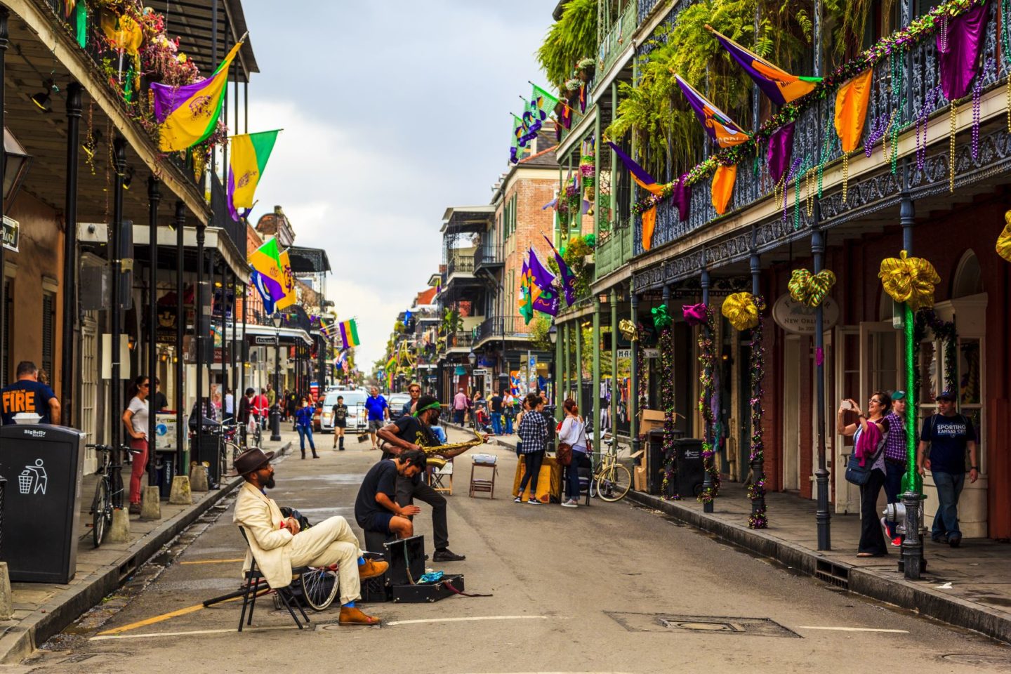 Street music in USA