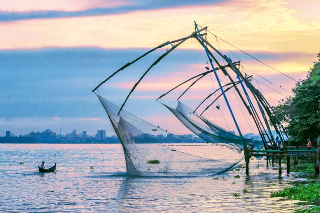 Explore serene backwaters in tropical Kerala