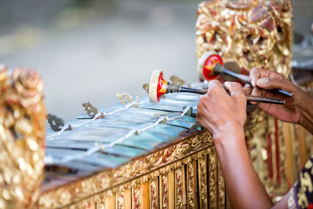 Traditional Balinese Music Instrument gamelan