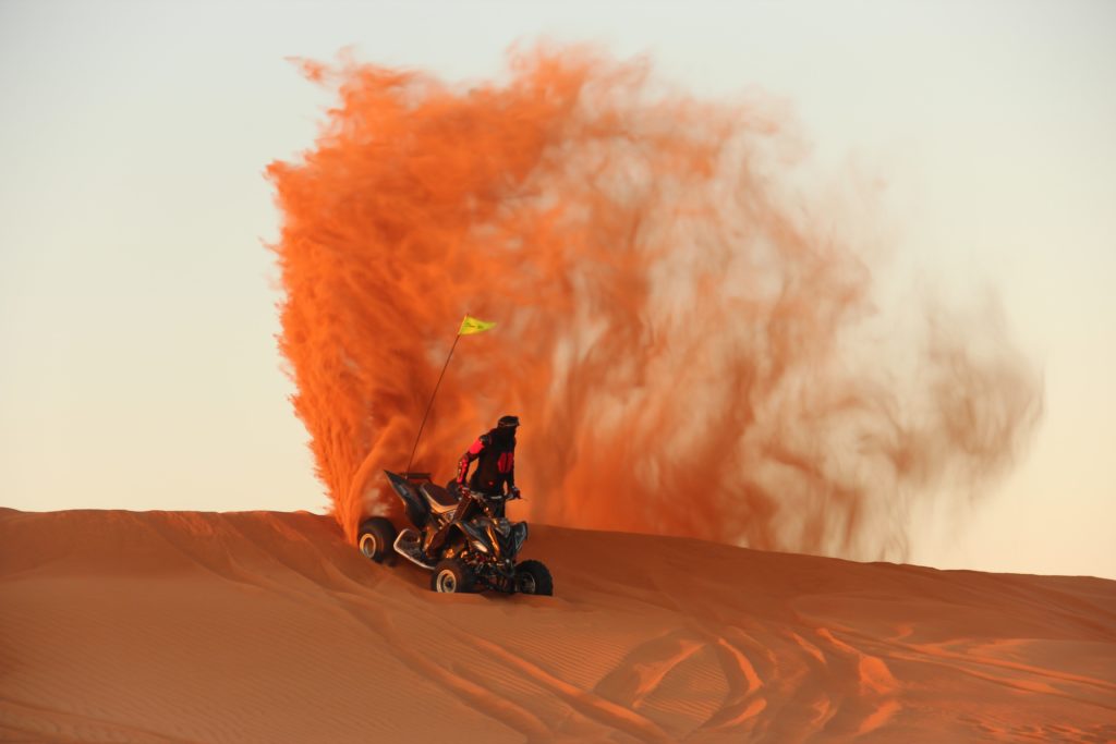 A thrilling ride in the Dubai desert