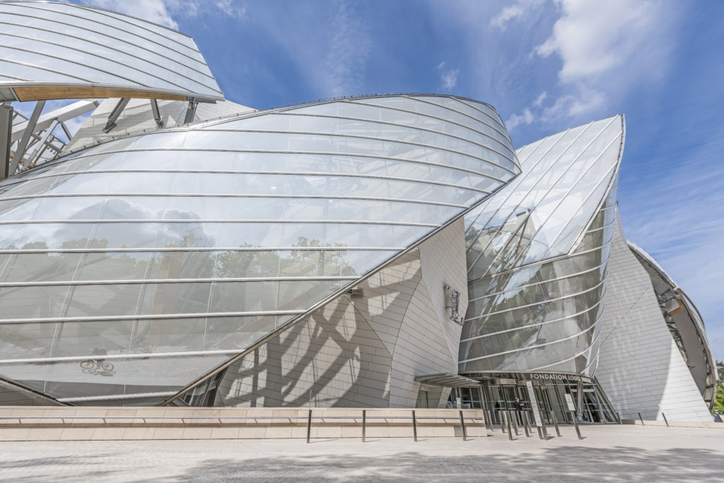 The Fondation Louis Vuitton in Paris is architecturally unique
