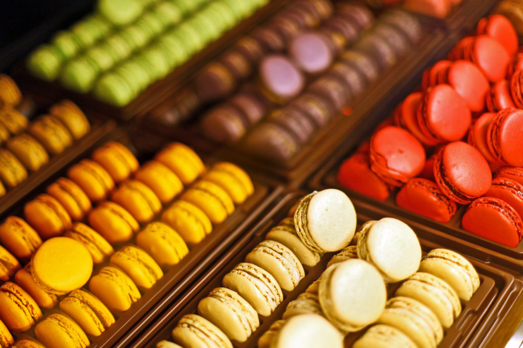 Enjoy an indulgent macaron with the different tastes