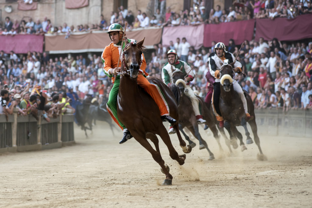 The Palio is the most important event in Siena